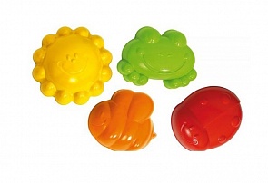 Набор формочек для песочницы - На солнышке, 4 шт. (Gowi, 558-60k)